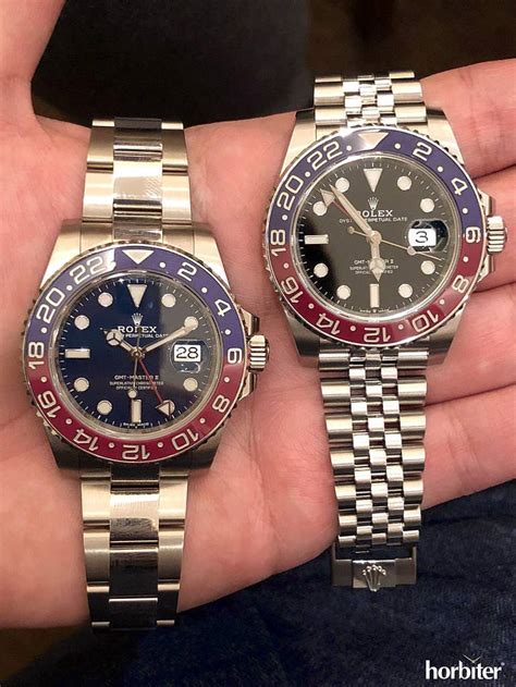 new pepsi rolex vs old|rolex pepsi jubilee for sale.